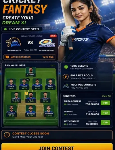 Ganga7 (ganga7) fantasy cricket & matchday visual 3